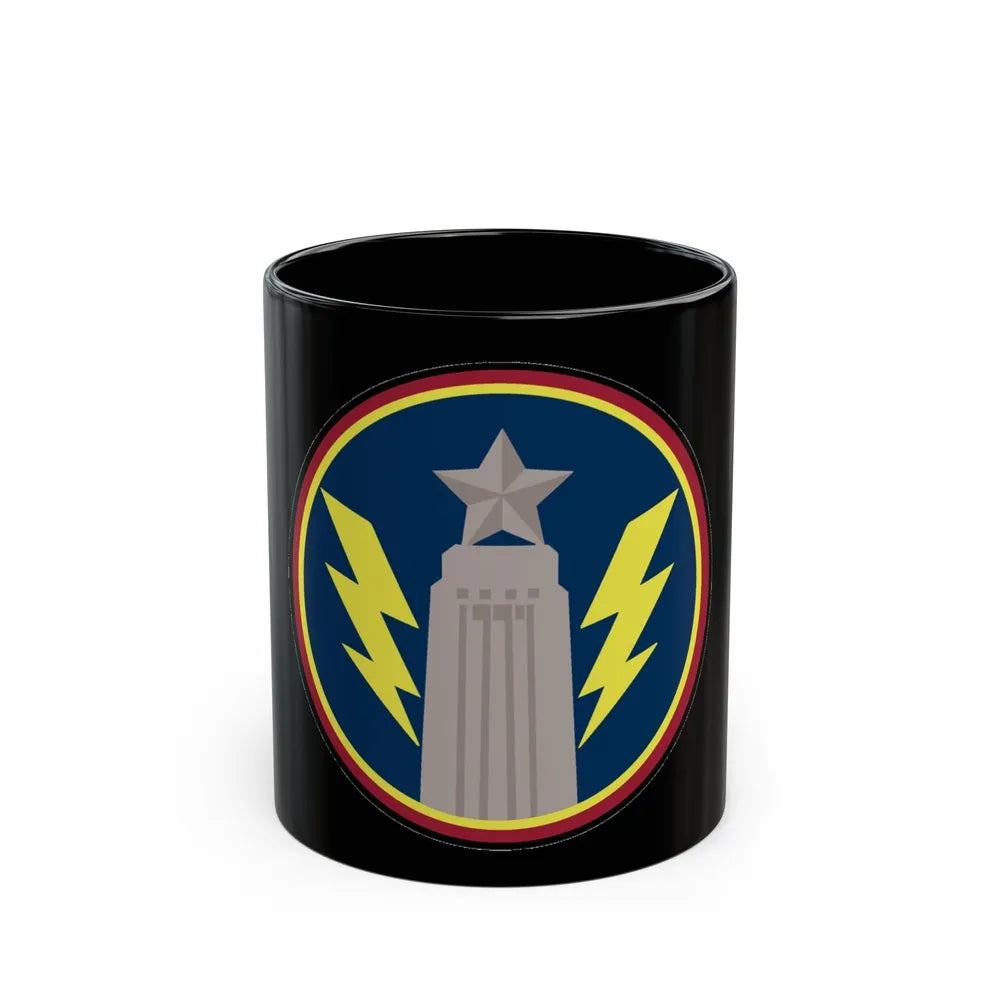 147th OS Sq. (U.S. Air Force) Black Coffee Mug-11oz-Go Mug Yourself