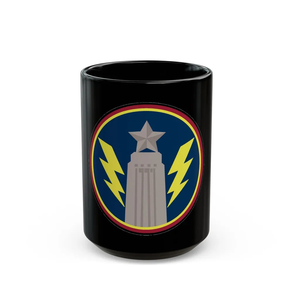 147th OS Sq. (U.S. Air Force) Black Coffee Mug-15oz-Go Mug Yourself