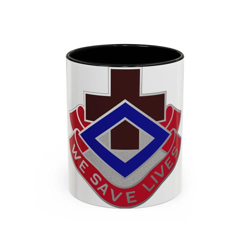 148 Evacuation Hospital (U.S. Army) Accent Coffee Mug-11oz-Black-Go Mug Yourself