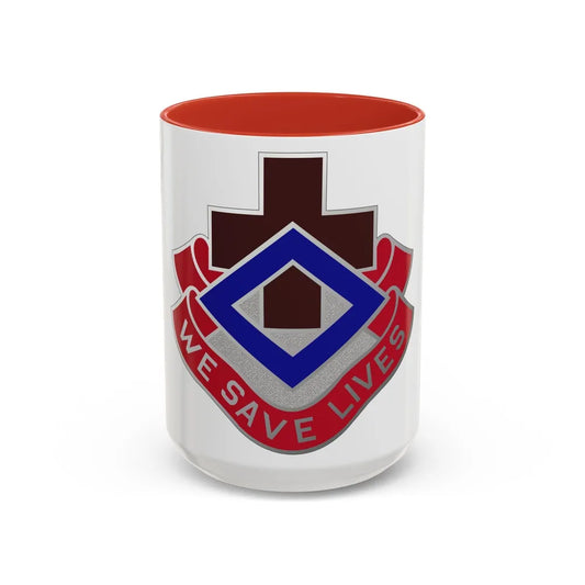 148 Evacuation Hospital (U.S. Army) Accent Coffee Mug-11oz-Pink-Go Mug Yourself