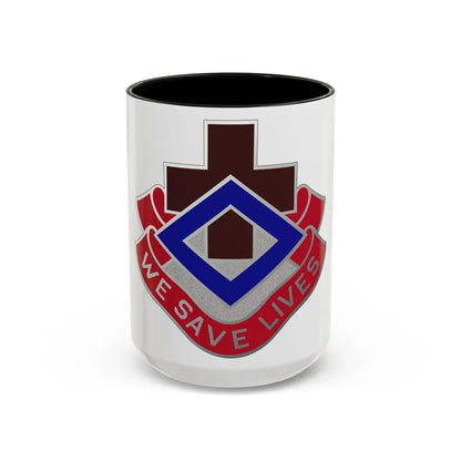 148 Evacuation Hospital (U.S. Army) Accent Coffee Mug 15oz Black - Go Mug Yourself