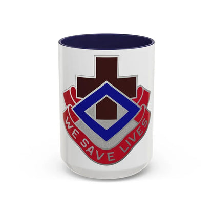 148 Evacuation Hospital (U.S. Army) Accent Coffee Mug 15oz Navy - Go Mug Yourself