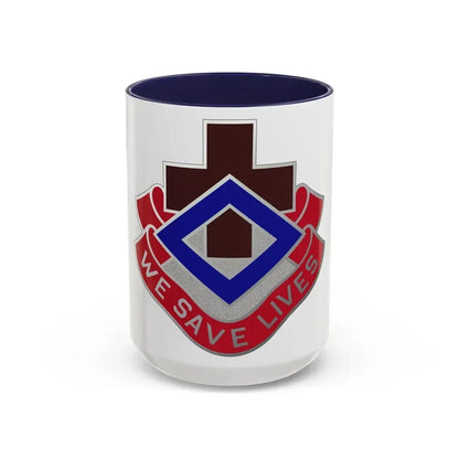 148 Evacuation Hospital (U.S. Army) Accent Coffee Mug 15oz Navy - Go Mug Yourself