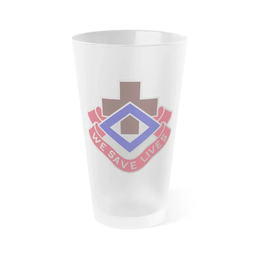 148 Evacuation Hospital (U.S. Army) Frosted Pint Glass 16oz Default Title - Go Mug Yourself