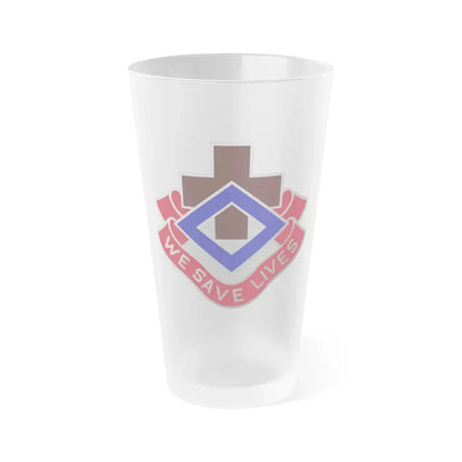 148 Evacuation Hospital (U.S. Army) Frosted Pint Glass 16oz Default Title - Go Mug Yourself