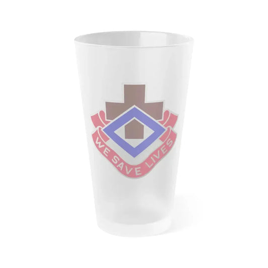 148 Evacuation Hospital (U.S. Army) Frosted Pint Glass 16oz Default Title - Go Mug Yourself