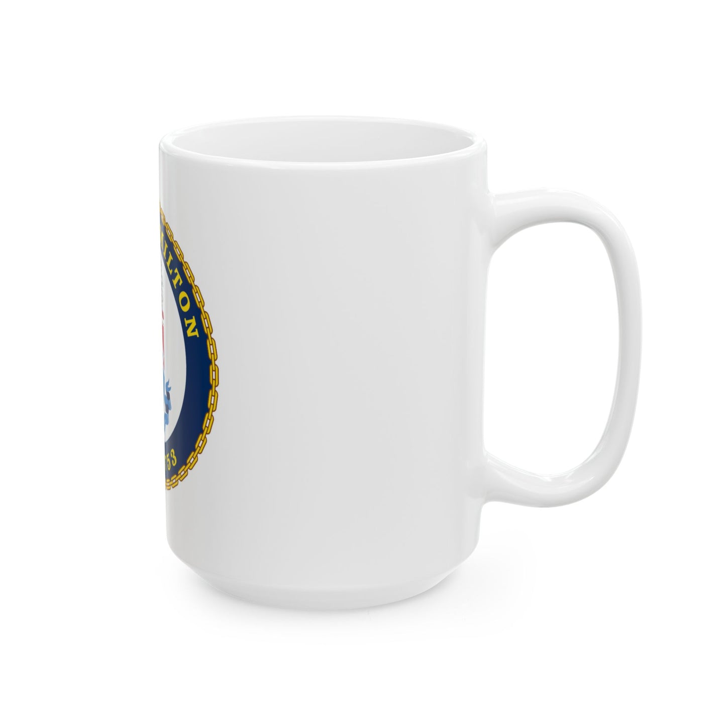 USCGC Hamilton WMSL 753 (U.S. Coast Guard) White Coffee Mug