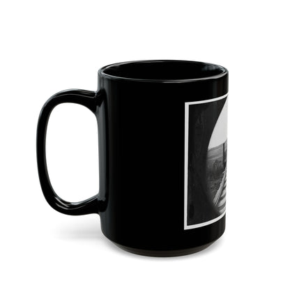 Farmville, Va., Vicinity. High Bridge Of The South Side Railroad Across The Appomattox (U.S. Civil War) Black Coffee Mug