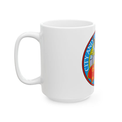Seal of Denver - White Coffee Mug