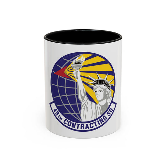 48th Contracting Squadron (U.S. Air Force) Accent Coffee Mug