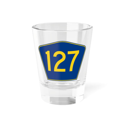 PR secondary 127 (Puerto Rico) (Road Sign) Shot Glass 1.5oz