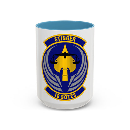 18 Special Operations Test and Evaluation Squadron AFSOC (U.S. Air Force) Accent Coffee Mug