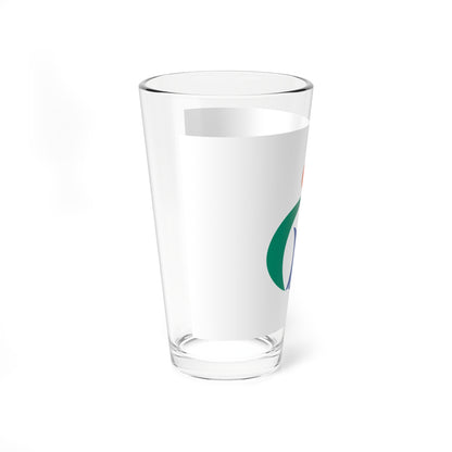 Flag of Shimanto-town Kochi (Japan) Pint Glass 16oz