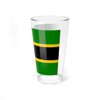 Flag of Tanganyika 1961-1964 (Tanzania) Pint Glass 16oz