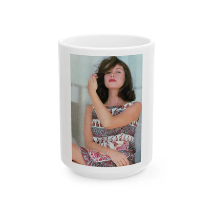 Elizabeth Montgomery #84 (Vintage Female Icon) White Coffee Mug-15oz-Go Mug Yourself