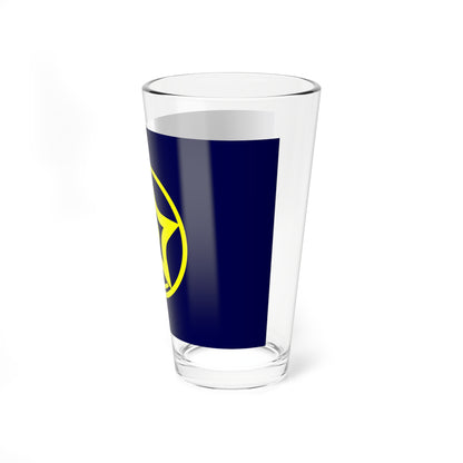 Flag of Shiranuka Hokkaido (Japan) Pint Glass 16oz