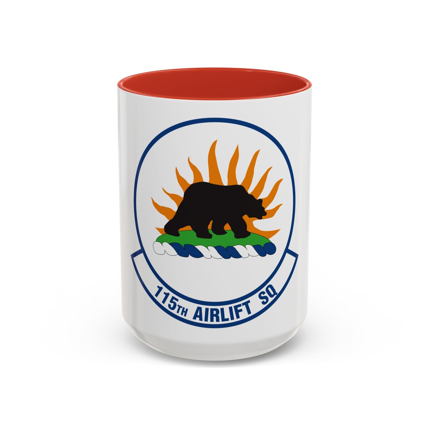 115 Airlift Squadron (U.S. Air Force) Accent Coffee Mug