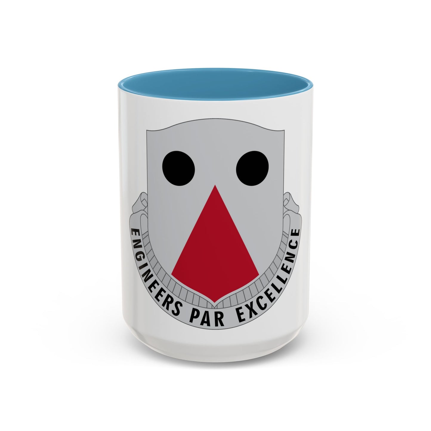 980 Engineer Battalion (U.S. Army) Accent Coffee Mug