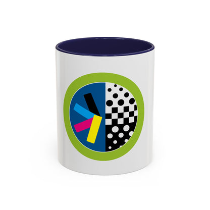 Graphic Arts (Boy Scout Merit Badge) Accent Coffee Mug