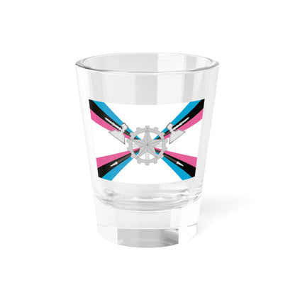 Flag of the Logistical Support of the Russian Armed Forces (Russia) Shot Glass 1.5oz