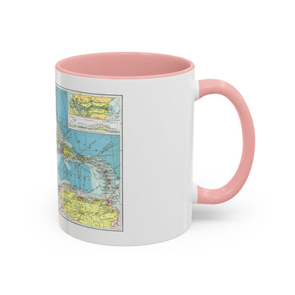 Central America (1913) (Map) Accent Coffee Mug