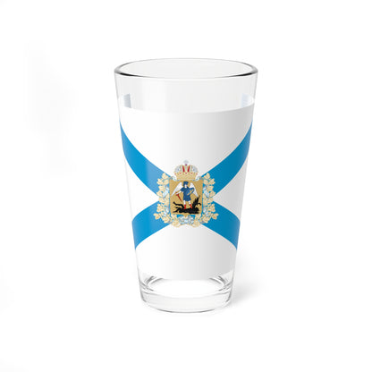 Flag of Arkhangelsk Oblast (Russia) Pint Glass 16oz