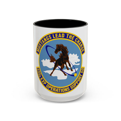 332d Expeditionary Operations Support Squadron (U.S. Air Force) Accent Coffee Mug