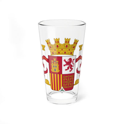 Spanish Second Republic Seal (Spain) (Coat of Arms) Pint Glass 16oz
