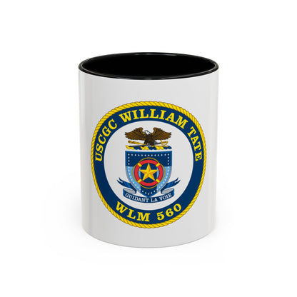 USCGC William Tate WLM 560 (U.S. Coast Guard) Accent Coffee Mug