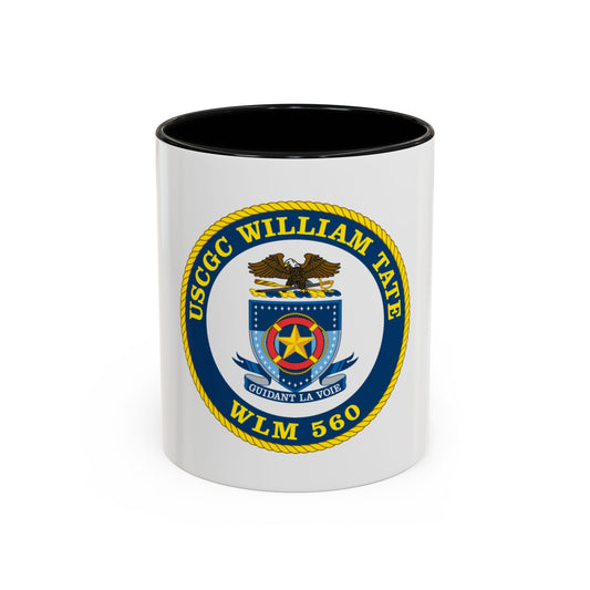 USCGC William Tate WLM 560 (U.S. Coast Guard) Accent Coffee Mug