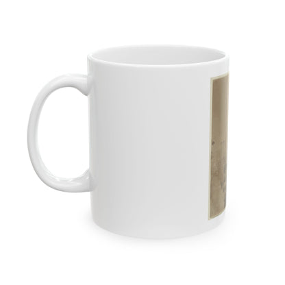 6th Massachusetts Bivouacked In Monument Sq., Baltimore (U.S. Civil War) White Coffee Mug
