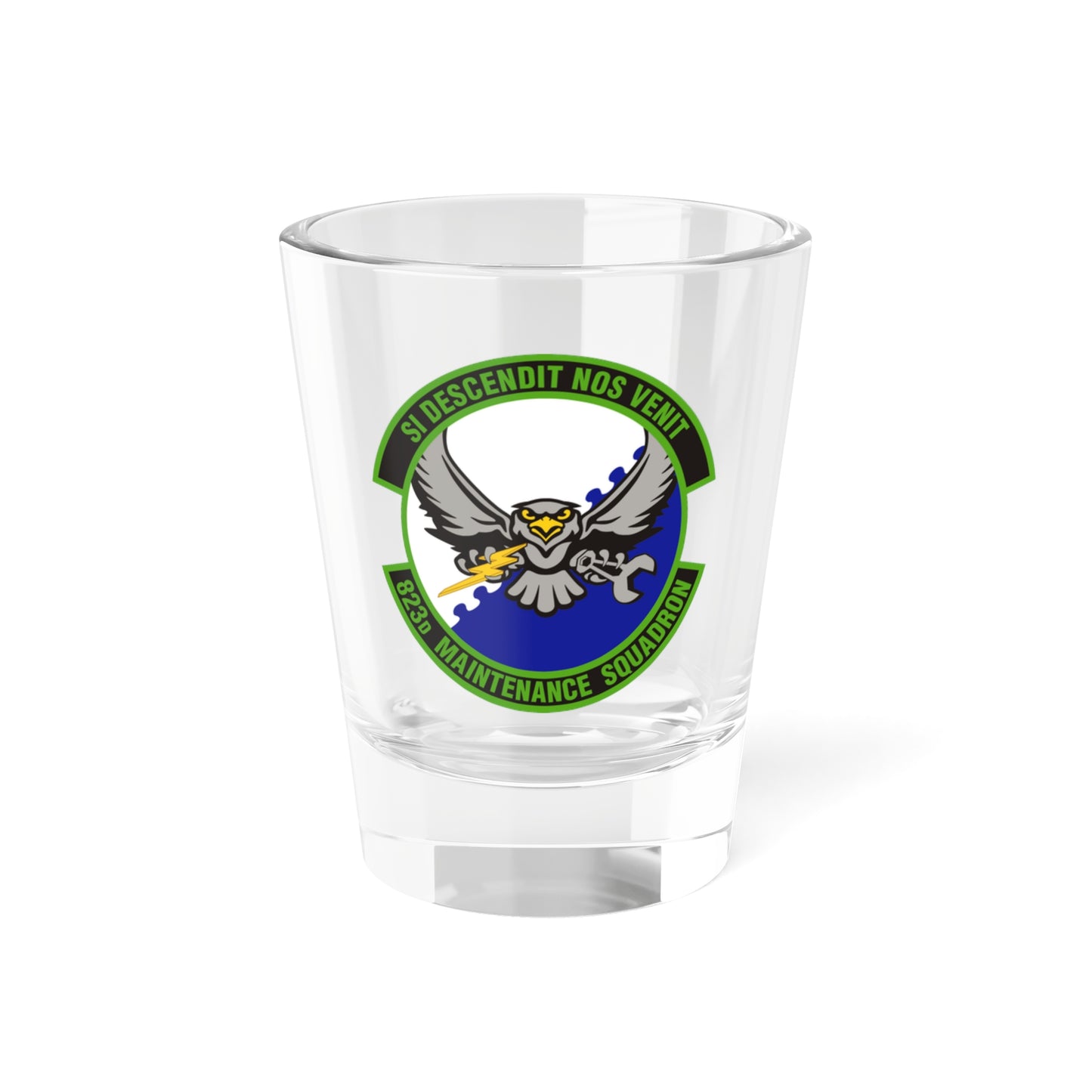 823 Maintenance Squadron (U.S. Air Force) Shot Glass 1.5oz