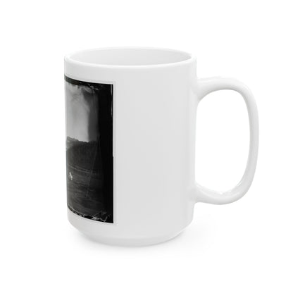Aquia Creek Landing, Va. View Of The Federal Supply Depot (U.S. Civil War) White Coffee Mug