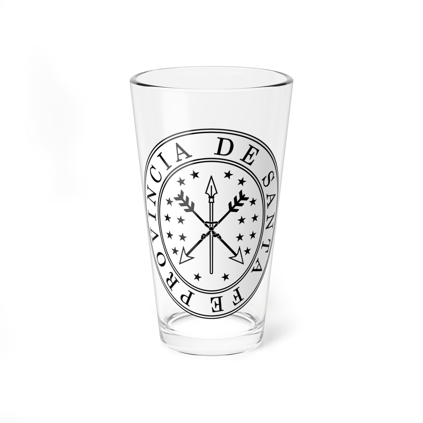 Sello de Armas de la Provincia de Santa Fe (Argentina) (Coat of Arms) Pint Glass 16oz