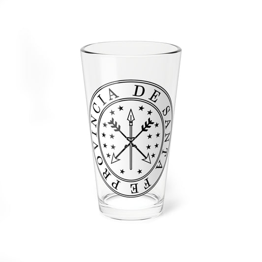 Sello de Armas de la Provincia de Santa Fe (Argentina) (Coat of Arms) Pint Glass 16oz