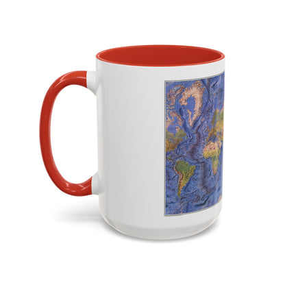 World Ocean Floor (1981) (Map) Accent Coffee Mug