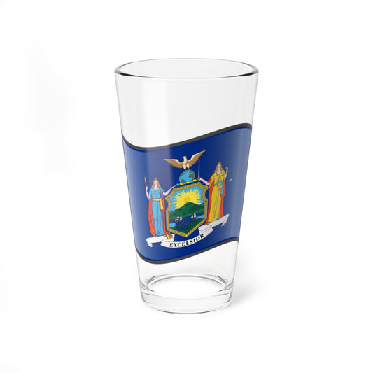 Nuvola New York flag 1909-2020 (United States) Pint Glass 16oz