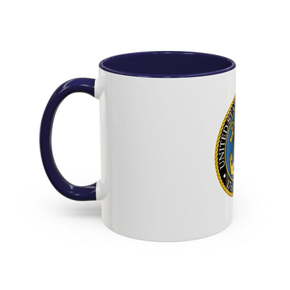 USCG 17th District (U.S. Coast Guard) Accent Coffee Mug