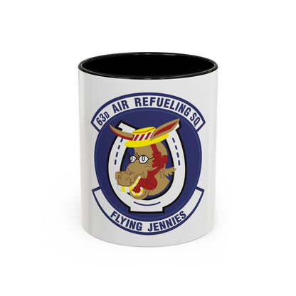 63d Air Refueling Squadron (U.S. Air Force) Accent Coffee Mug