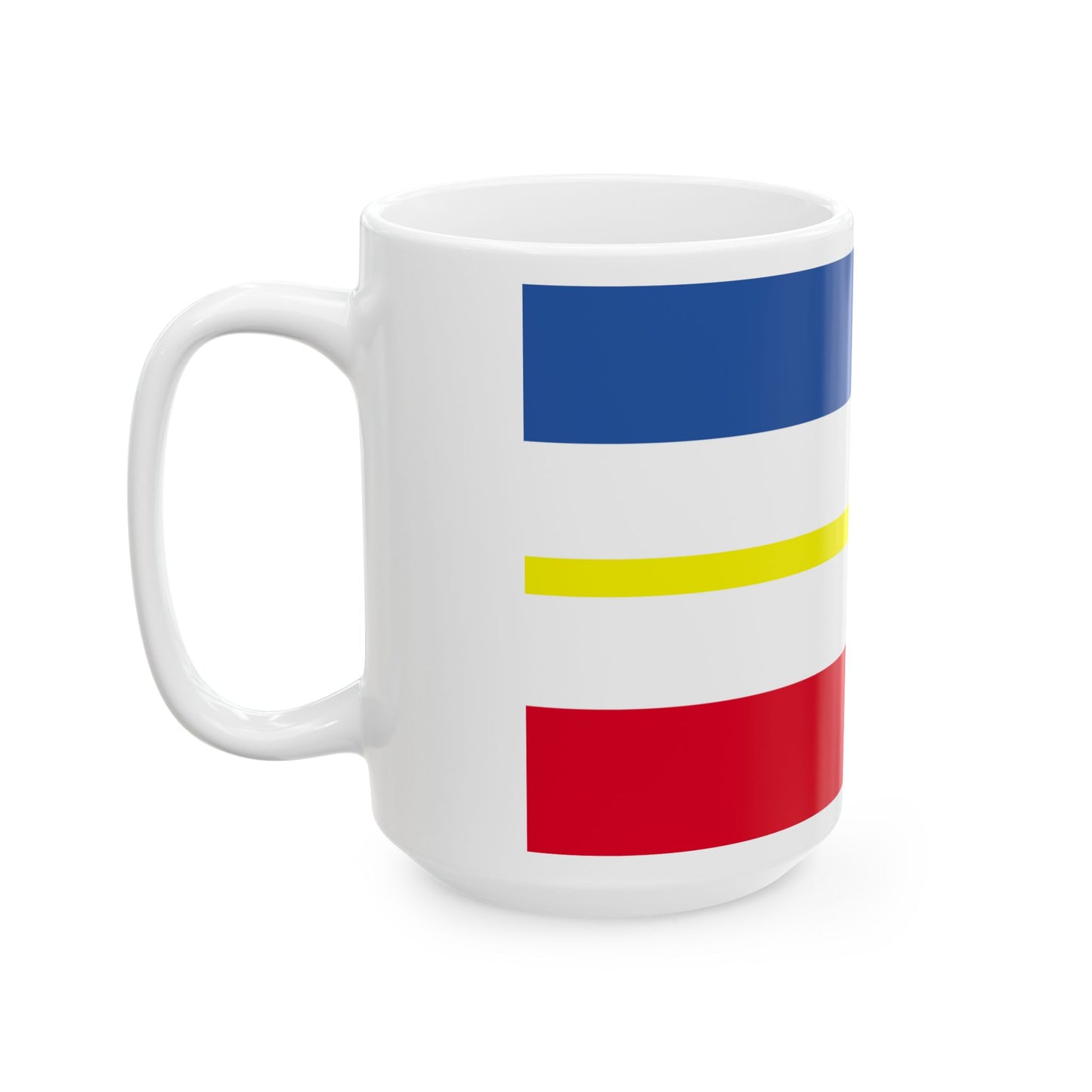 Flag of Mecklenburg Vorpommern Germany - White Coffee Mug