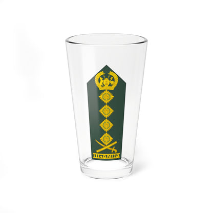 Uganda Army OF 9 2019 (Uganda) (Military Rank) Pint Glass 16oz