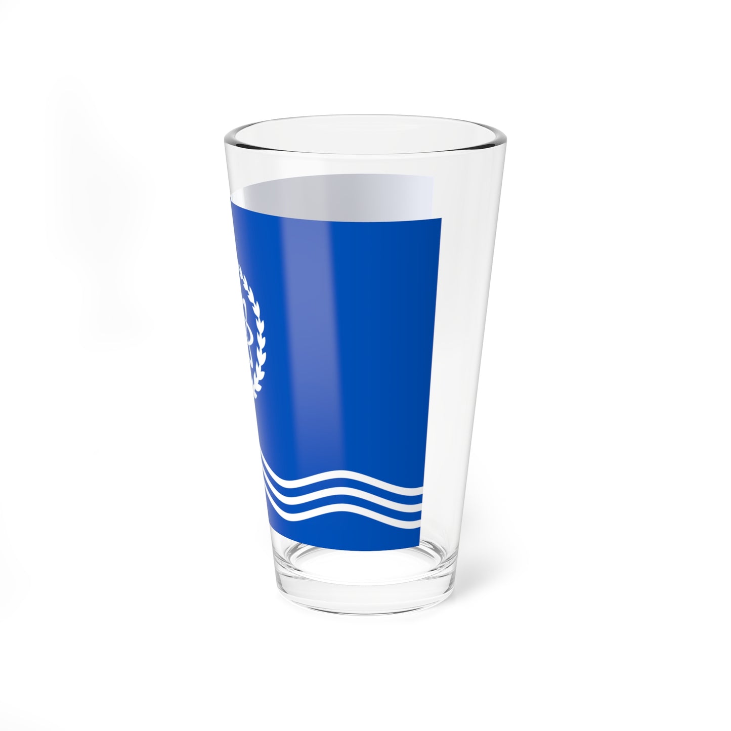 Flag of Obninsk Kaluga oblast (Russia) Pint Glass 16oz