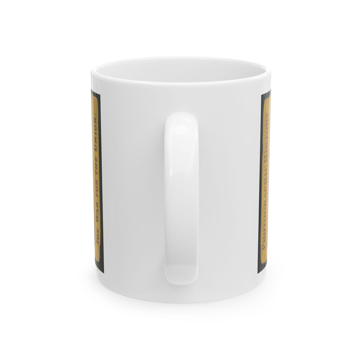 A Dead Rebel Soldier, As He Lay In The Trenches Of  Fort Hell (U.S. Civil War) White Coffee Mug