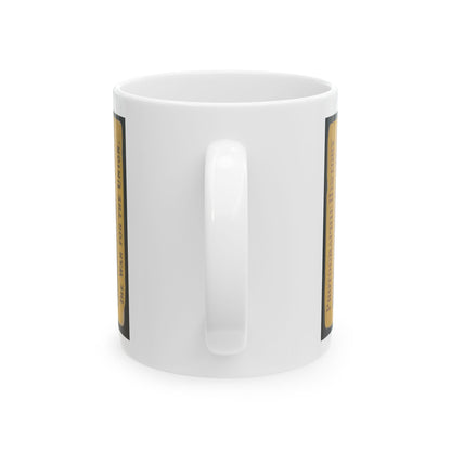 A Dead Rebel Soldier, As He Lay In The Trenches Of  Fort Hell (U.S. Civil War) White Coffee Mug
