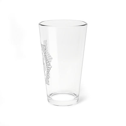 Emblem of Afghanistan 1919-1928 oval (Afghanistan) (Coat of Arms) Pint Glass 16oz