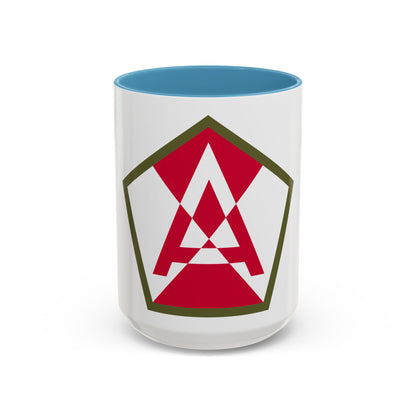 Fifteenth United States (U.S. Army) Accent Coffee Mug