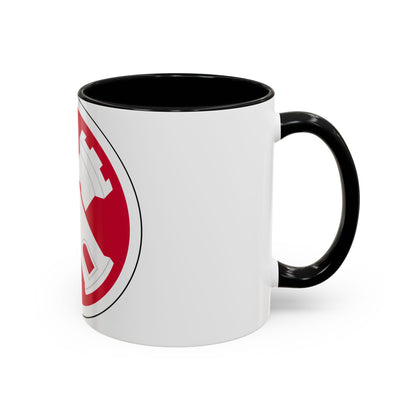 16th Engineer Brigade SSI (U.S. Army) Accent Coffee Mug