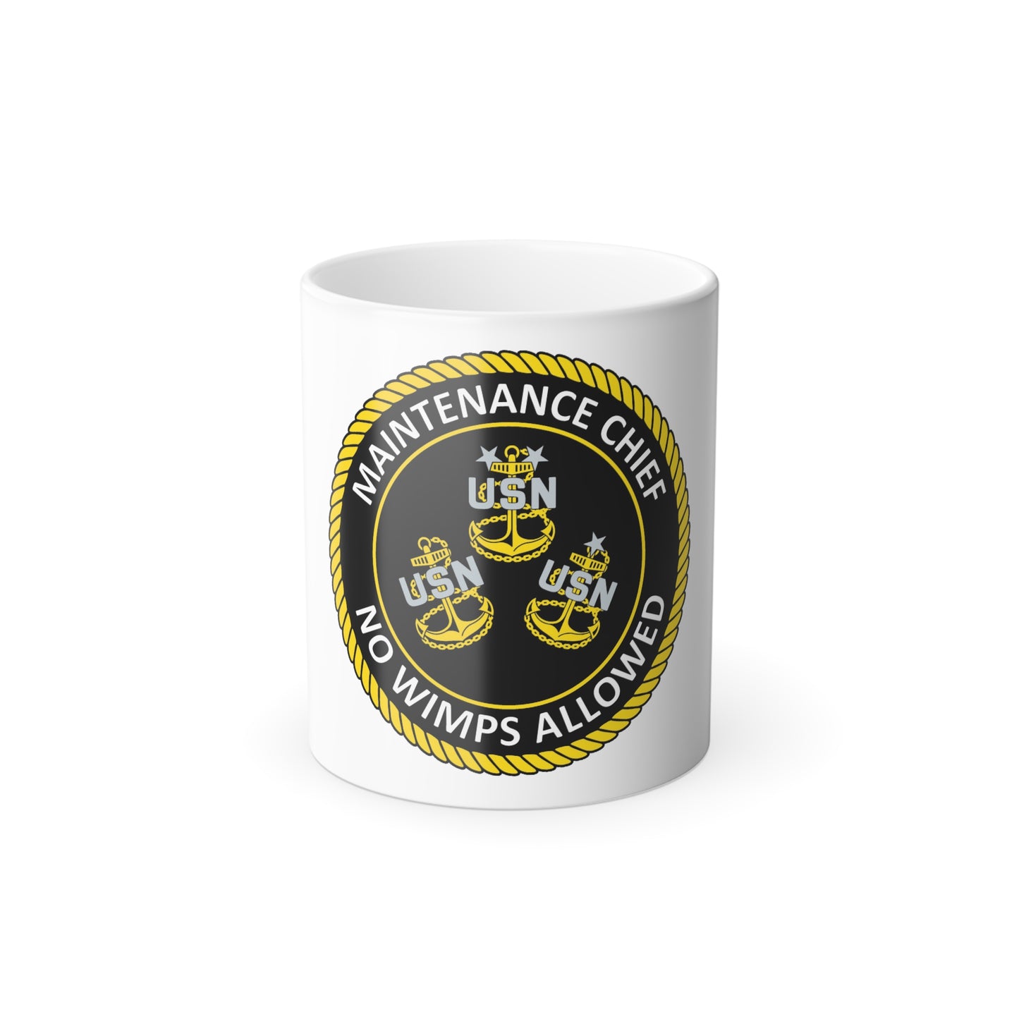 Maintenance Chief (U.S. Navy) Color Changing Mug 11oz