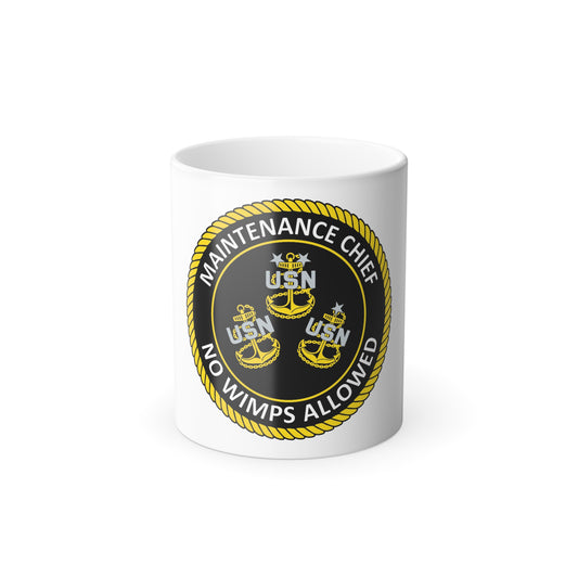 Maintenance Chief (U.S. Navy) Color Changing Mug 11oz