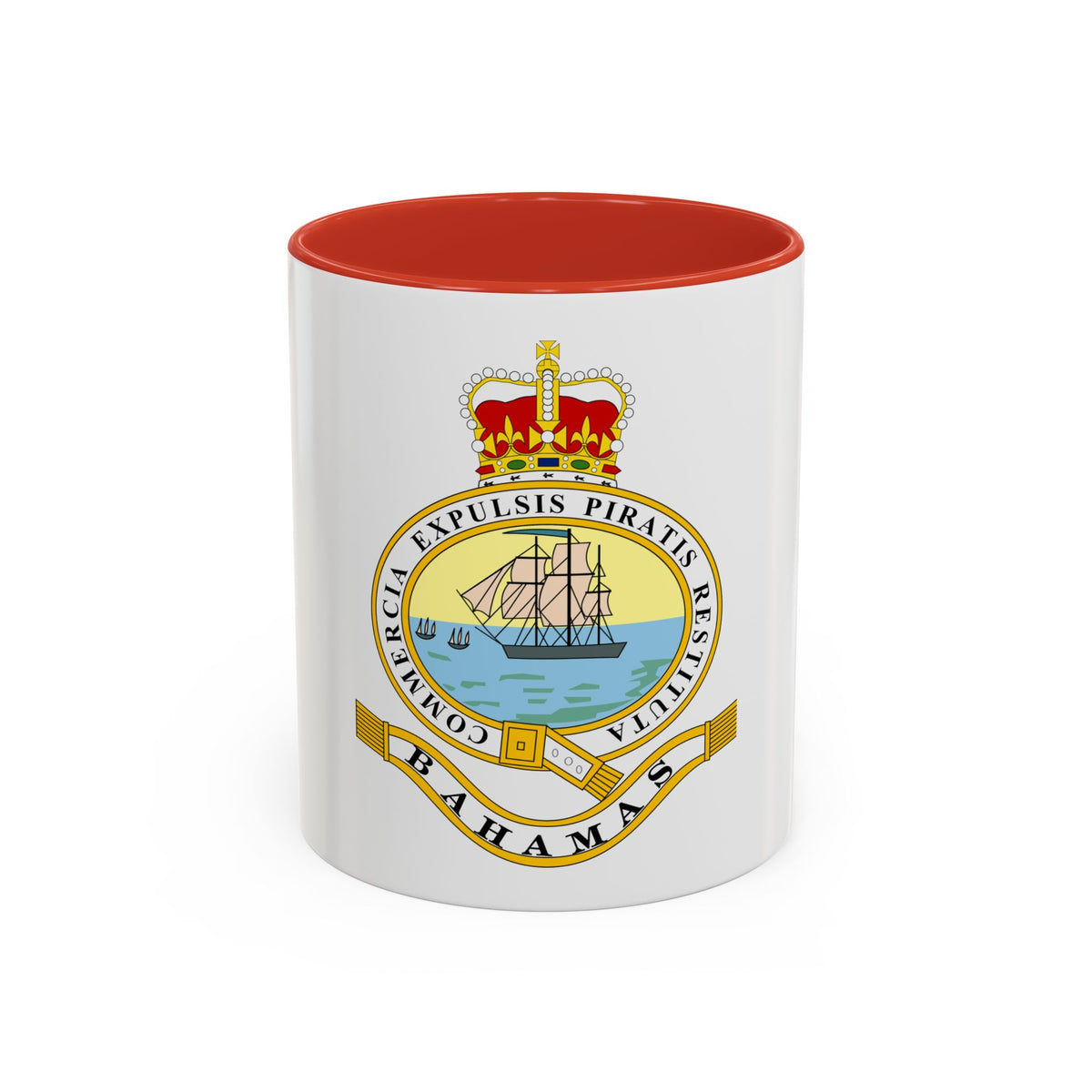 Emblem of the Bahamas (1869-1904; 1953-1964) - Accent Coffee Mug